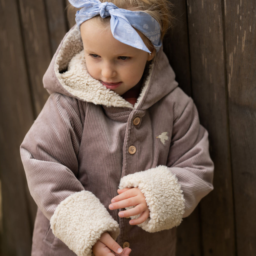 Cordjacke mit Kuschelfutter