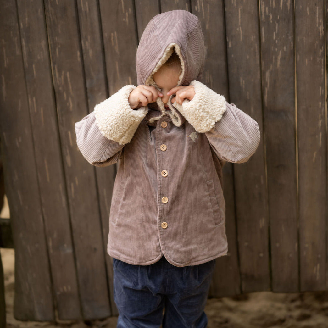 Cordjacke mit Kuschelfutter