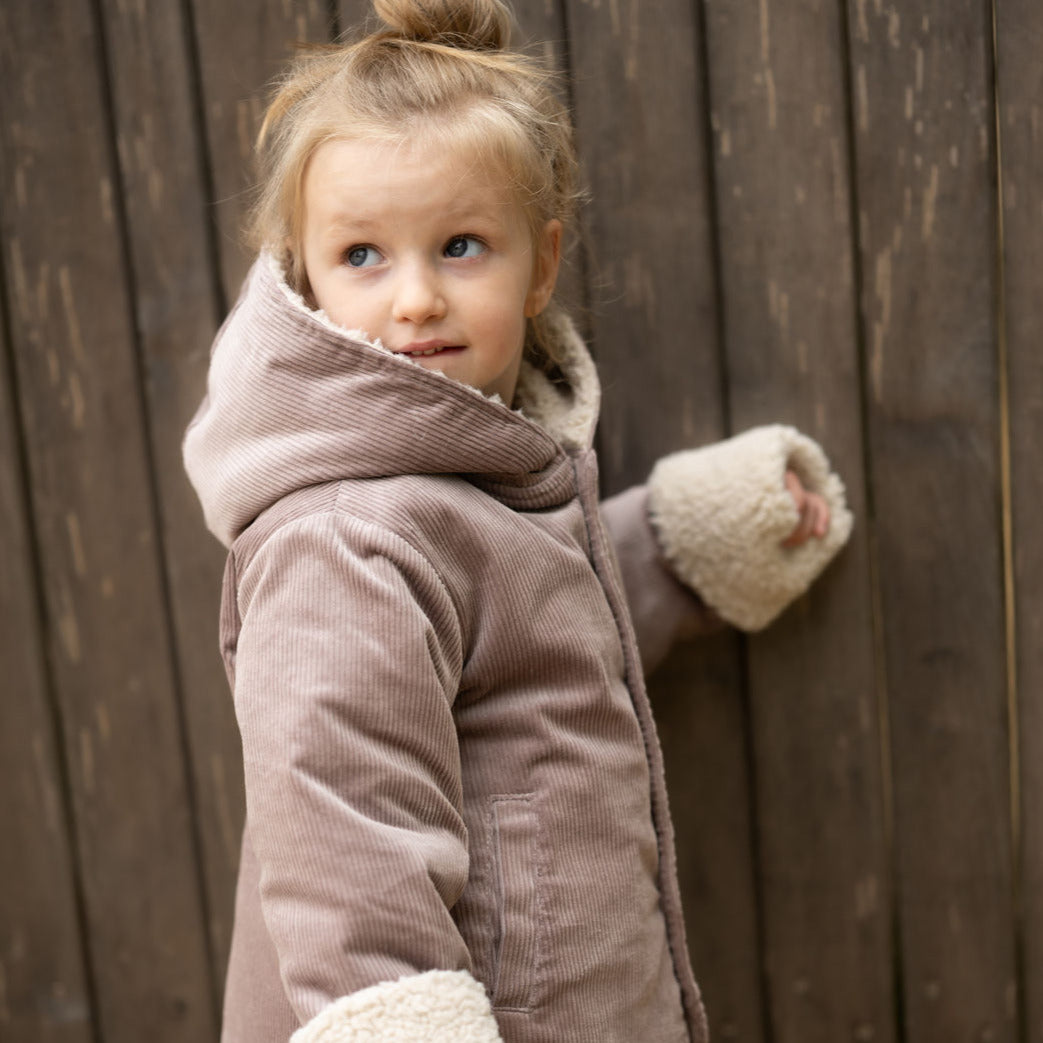 Cordjacke mit Kuschelfutter