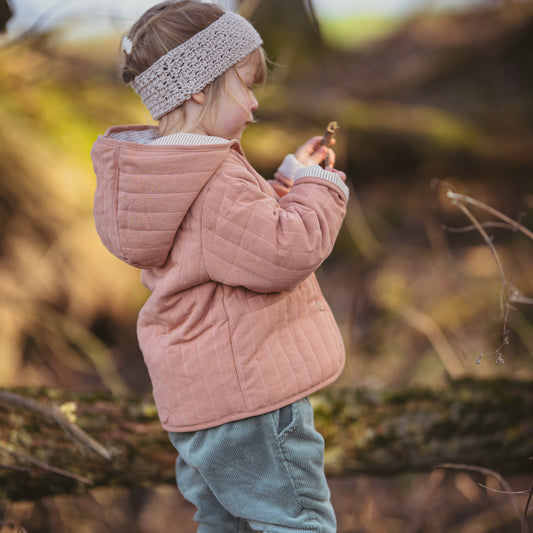 leichte Steppjacke mit Kapuze