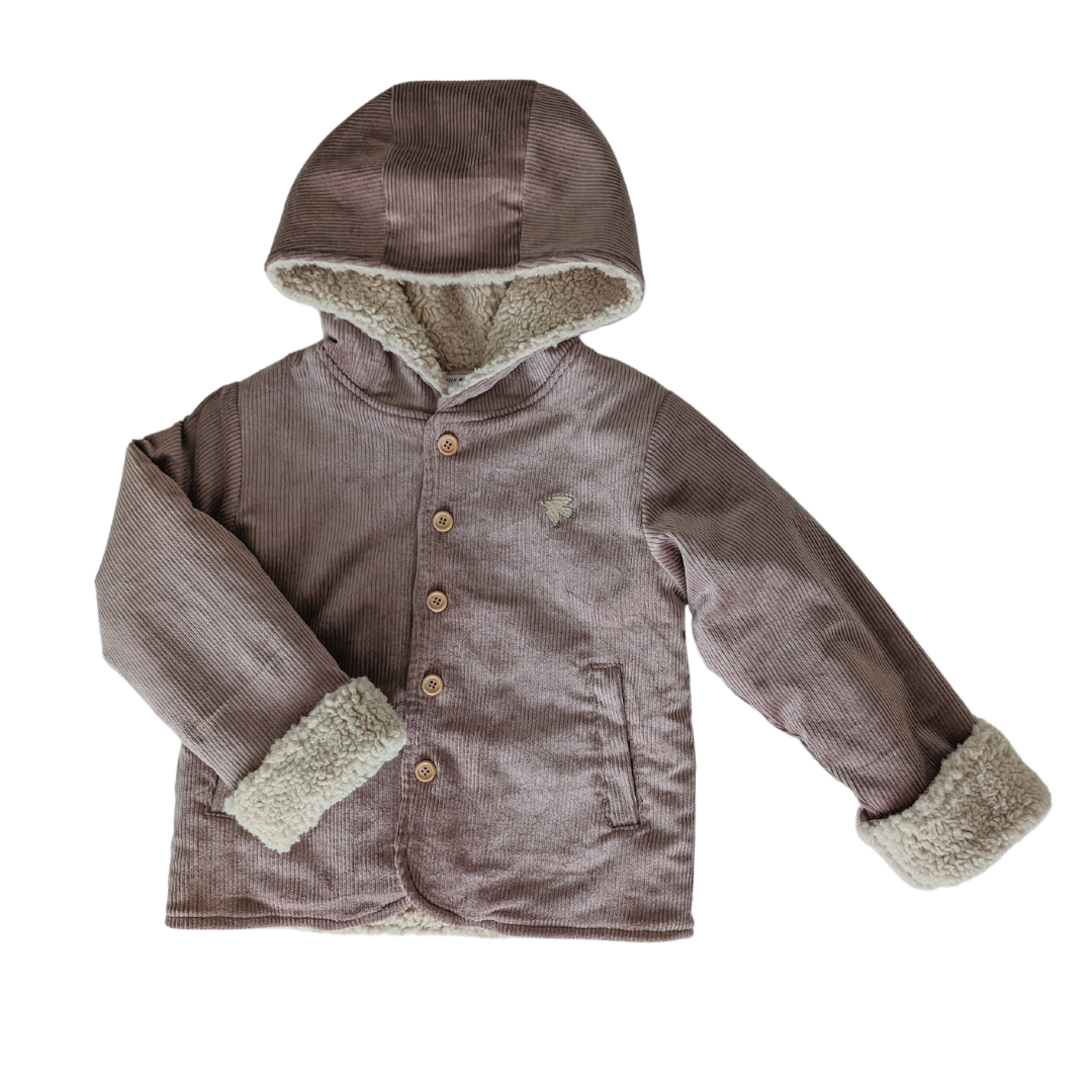 Cordjacke mit Kuschelfutter